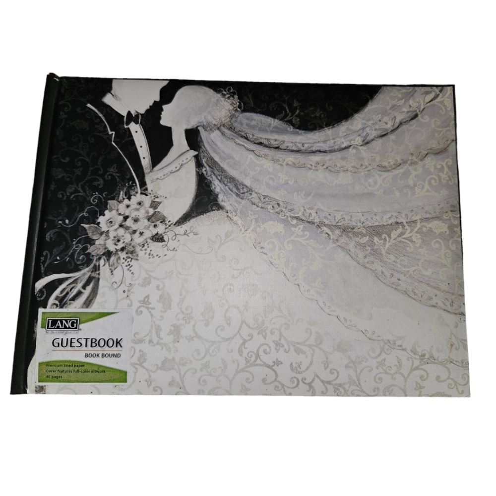 NWT LANG Wedding Guest Book
